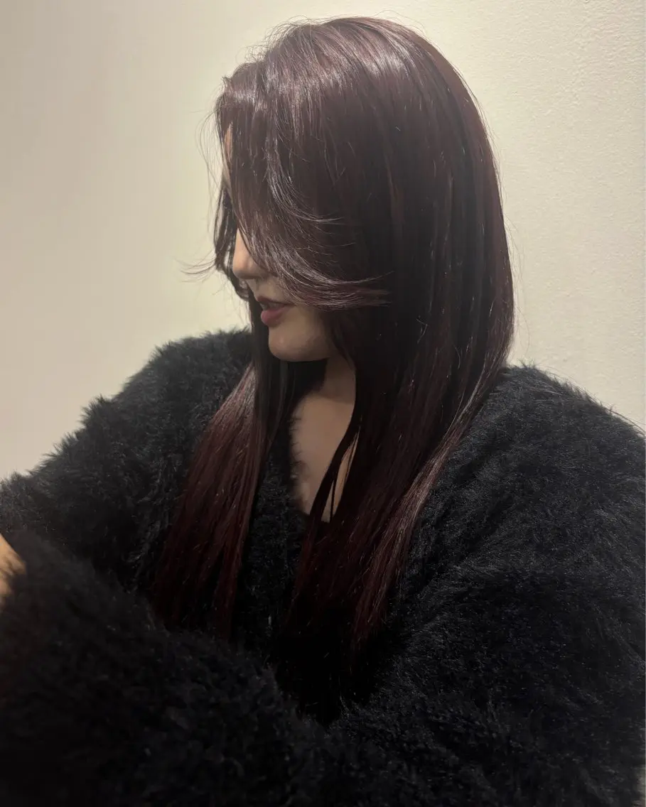 ロング カラー ヘアカラー 田中 遥陽のヘアスタイル