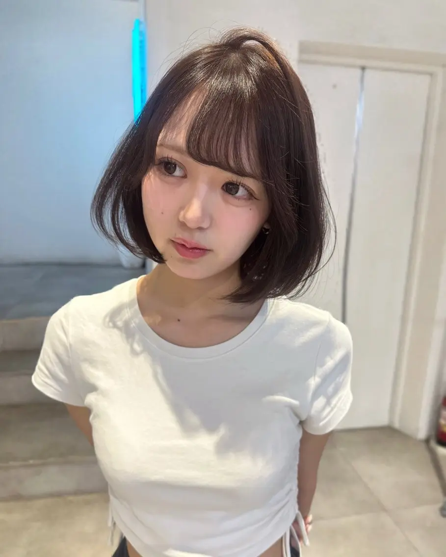 ミディアム 韓国ヘアメンズ・レデ ィース特化ミクのヘアスタイル
