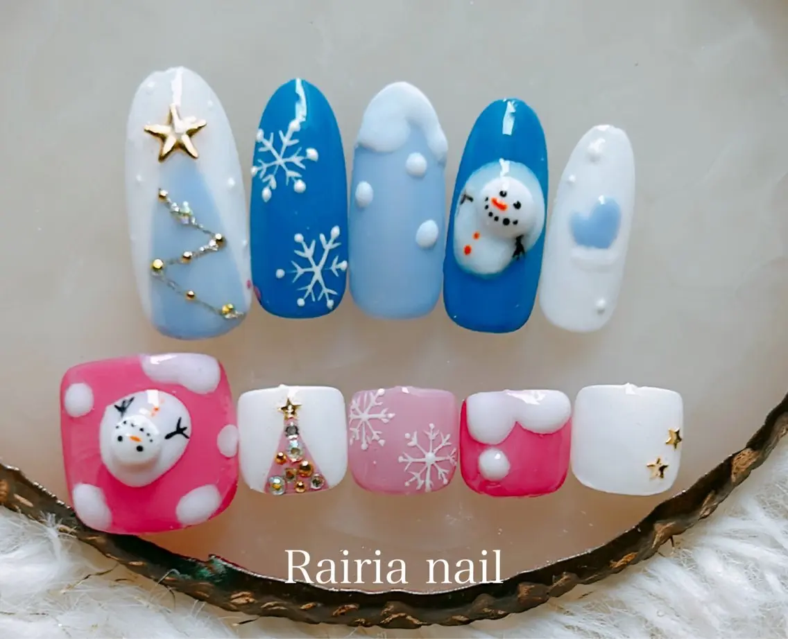 ネイル アートネイル ジェルネイル 持ち込み ニュアンスネイル パラジェル Rairia nail本八幡店のネイルデザイン