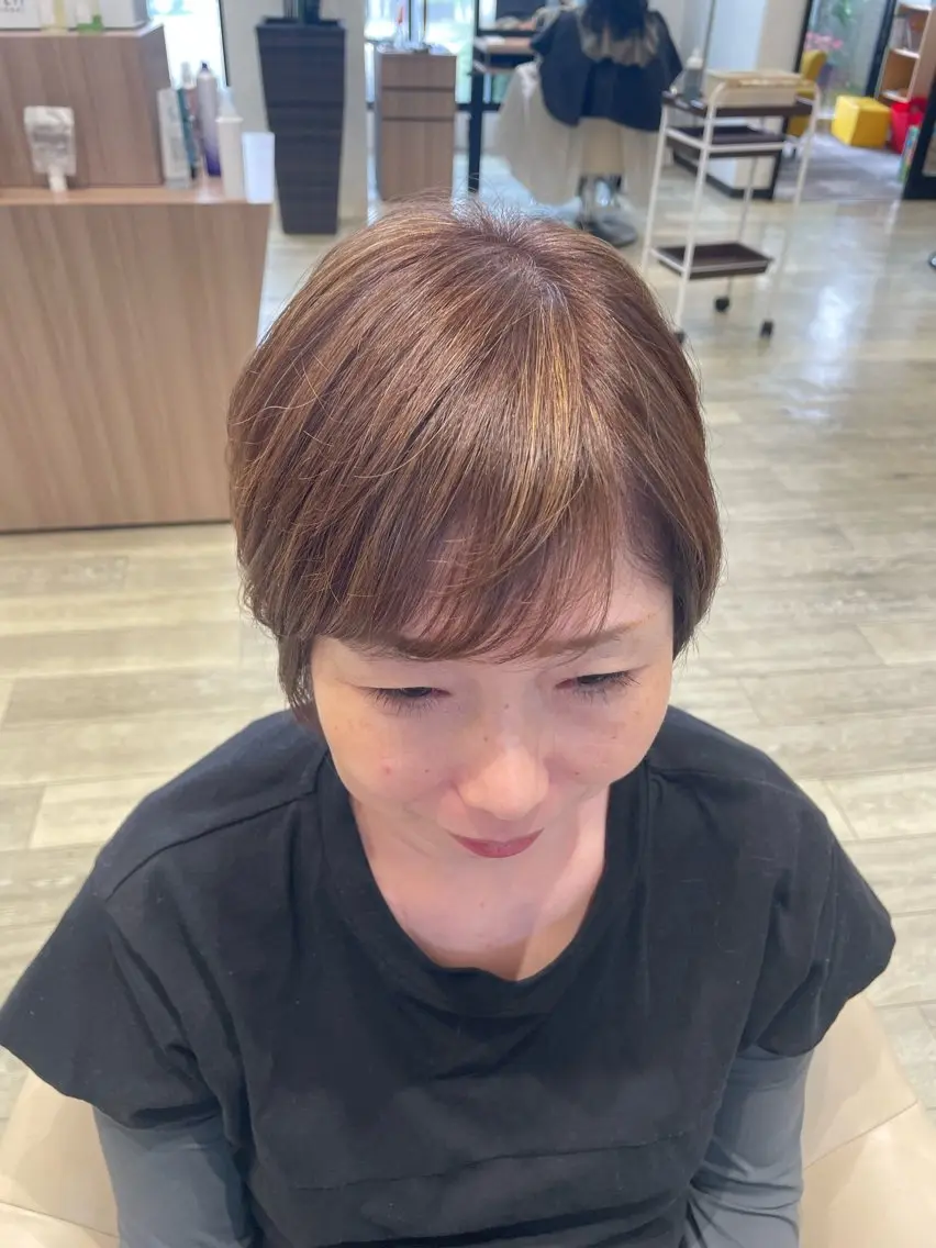 ショート ショートヘア 田中 あかりのヘアスタイル