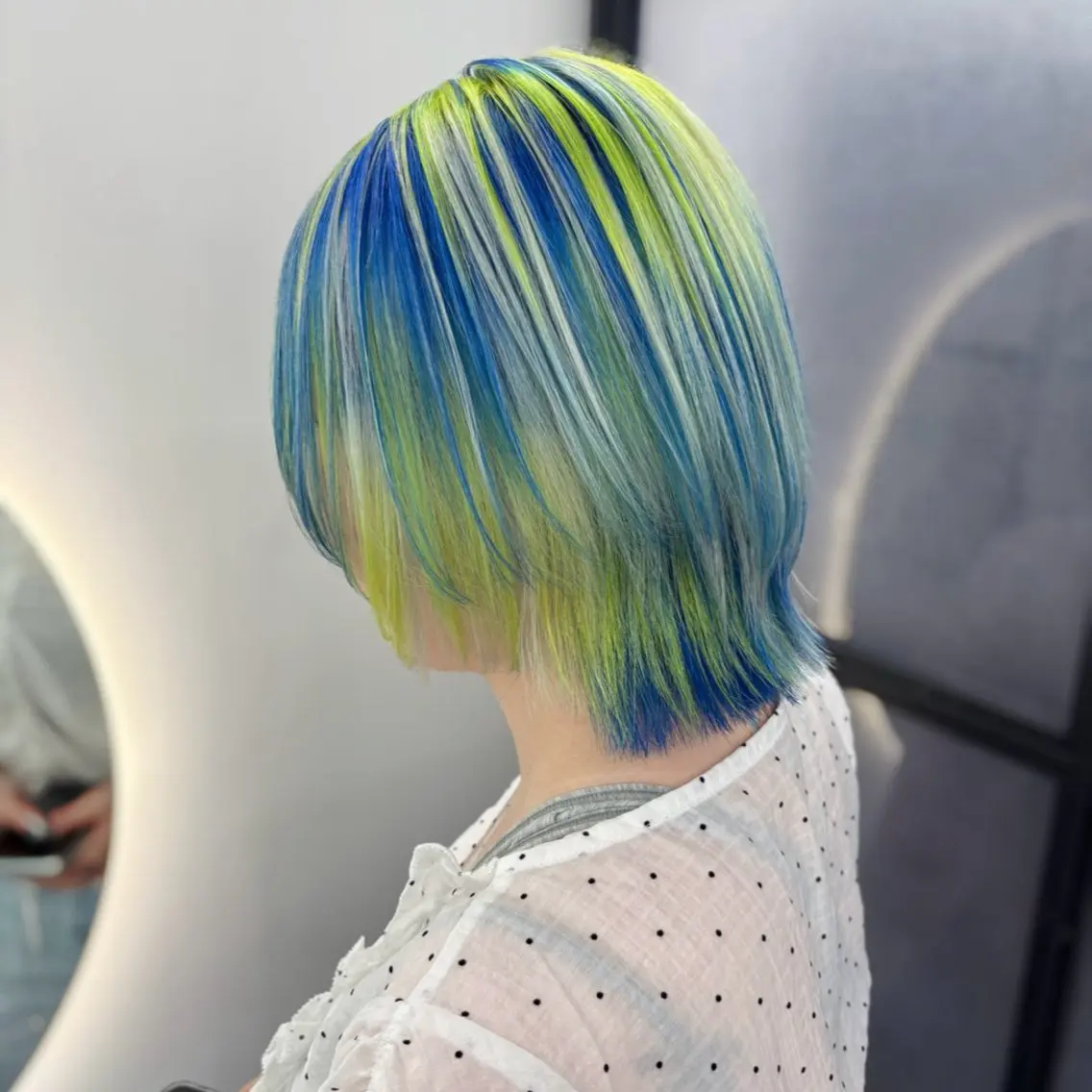 ミディアム カラー ヘアカラー Ren. 🦋デザインカラーのヘアスタイル