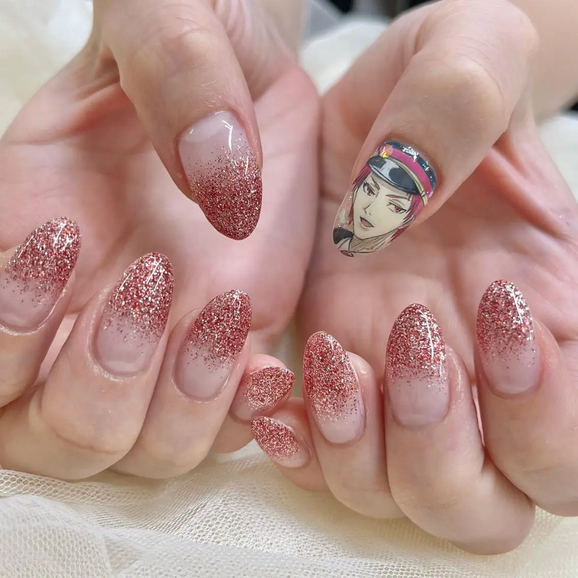 セミロング ハンドネイル 池袋痛ネイル Nok. 渡辺のネイルデザイン