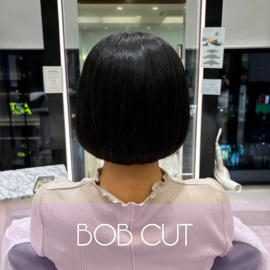 ミディアム ボブ カット トリートメント 🌸銀座No.1パー マ🌸いでいあやのヘアスタイル