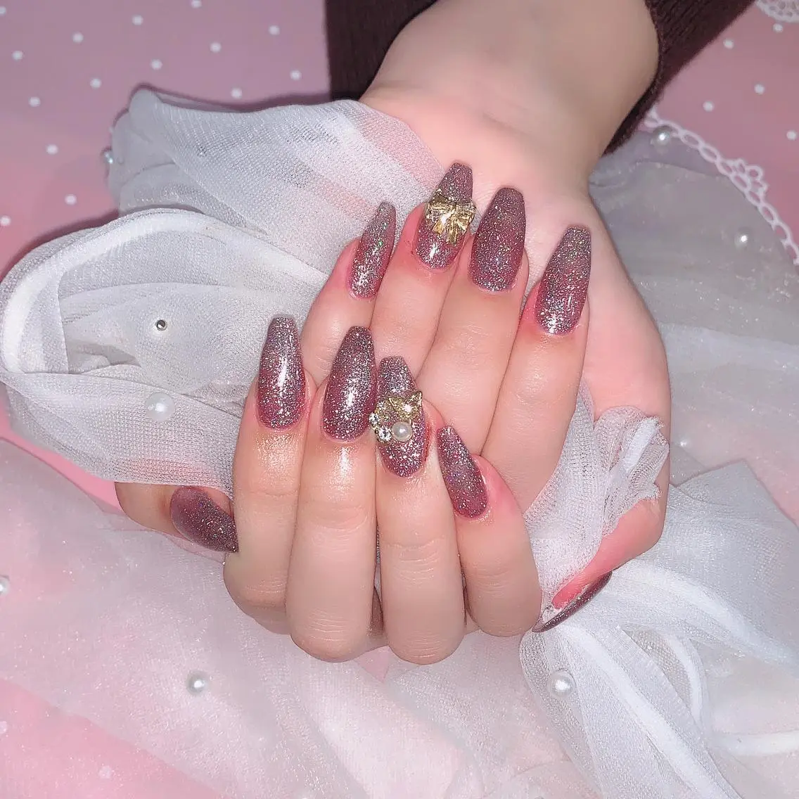 ネイル 長さ出し ワンカラーネイル ネイルチップ Nail Salon kihi大塚店のネイルデザイン