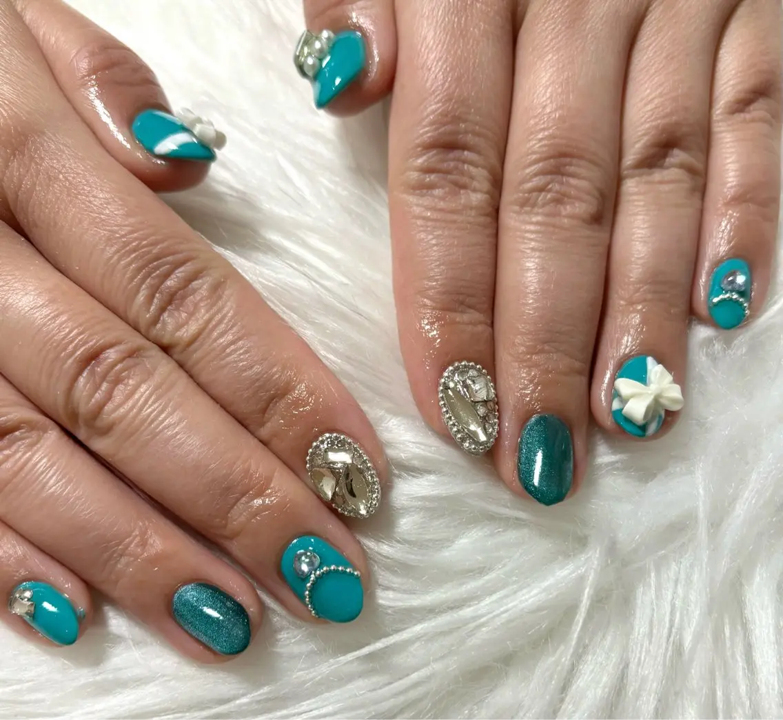 ネイル ハンドネイル nail salon HIRUKANAのネイルデザイン