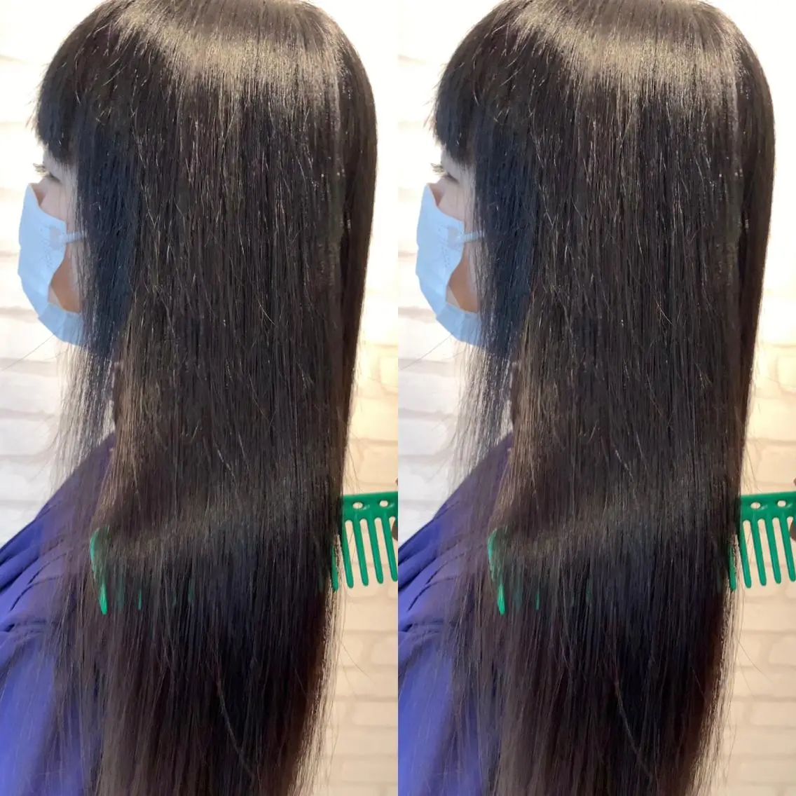 ロング 髪質改善 髪質改善カラーのヘアスタイル