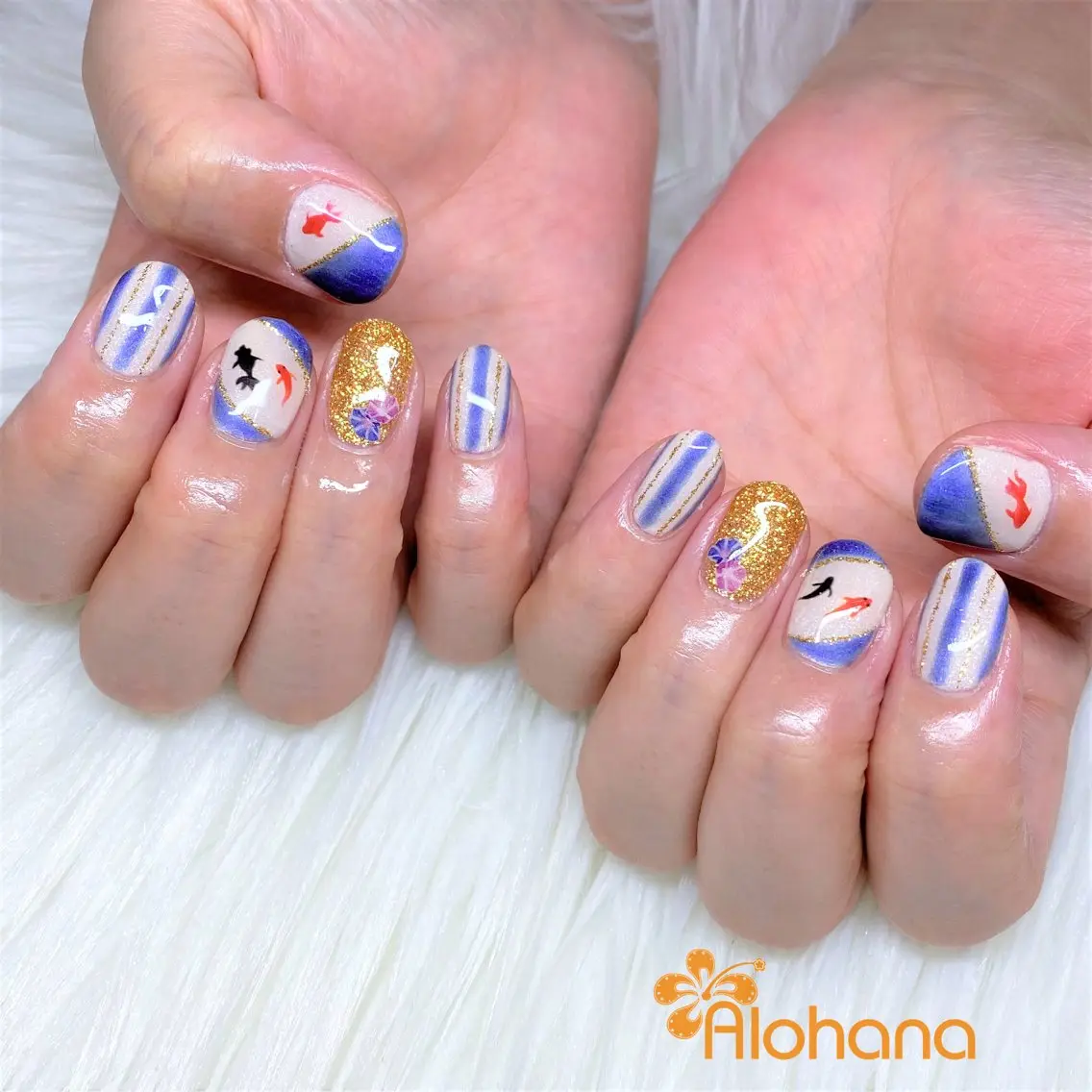 ネイル ハンドネイル Alohana Minaのネイルデザイン