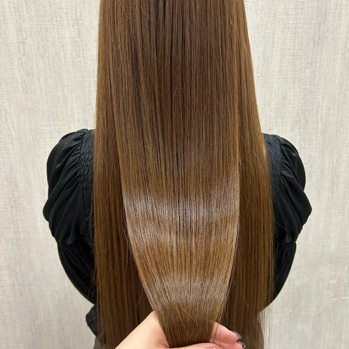 🌿ダメージレスナチュラル酸性ストレート➕似合わせカット➕トリートメントの写真