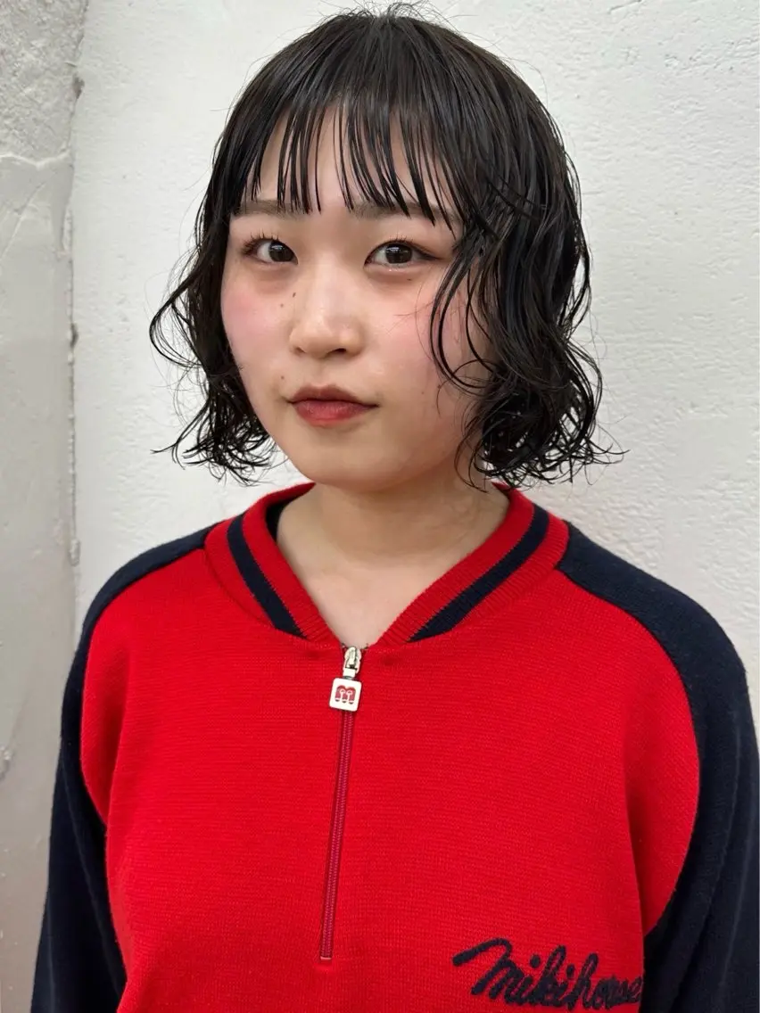 パーマ ニュアンスパーマ 村岡 桃果のヘアスタイル