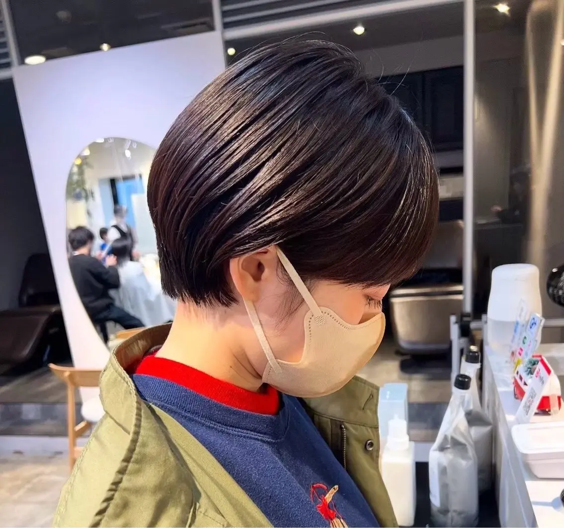 ショート morita yunaのヘアスタイル