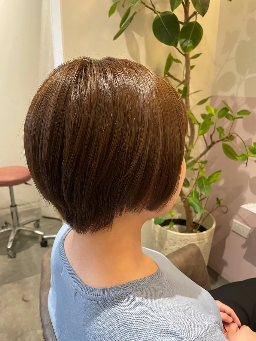 ショート カット 中尾 真菜のヘアスタイル