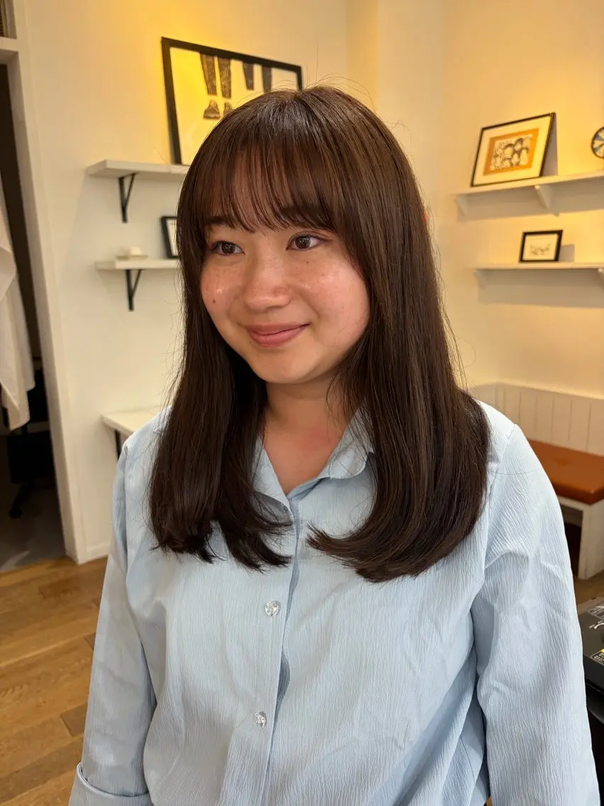 ロング カラー ヘアアレンジ ボブ ロング カット ヘッドスパ 無料カットモデル‪✨ ✂️Nanami🌷のヘアスタイル