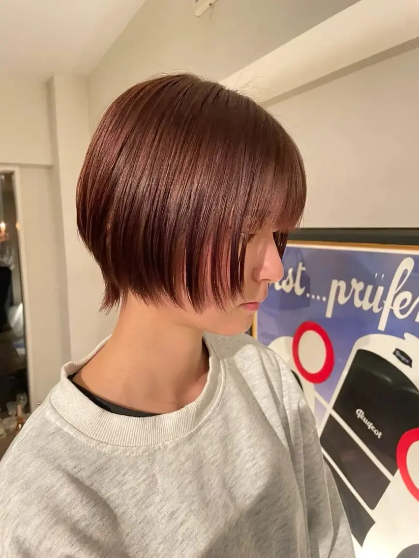 ショート ショートヘア ウルフカット 土田 なつみのヘアスタイル