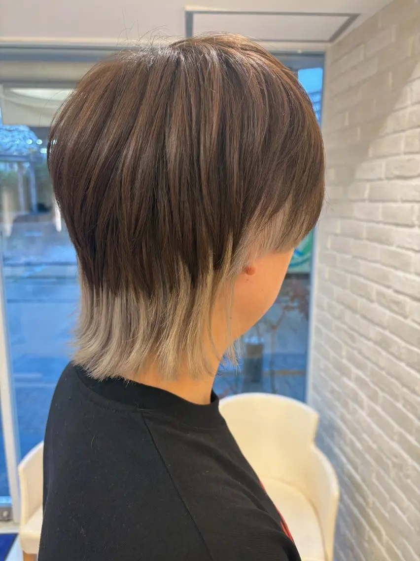 メンズ メンズブリーチ カット ヘアカラー 田中 瑞妃のヘアスタイル