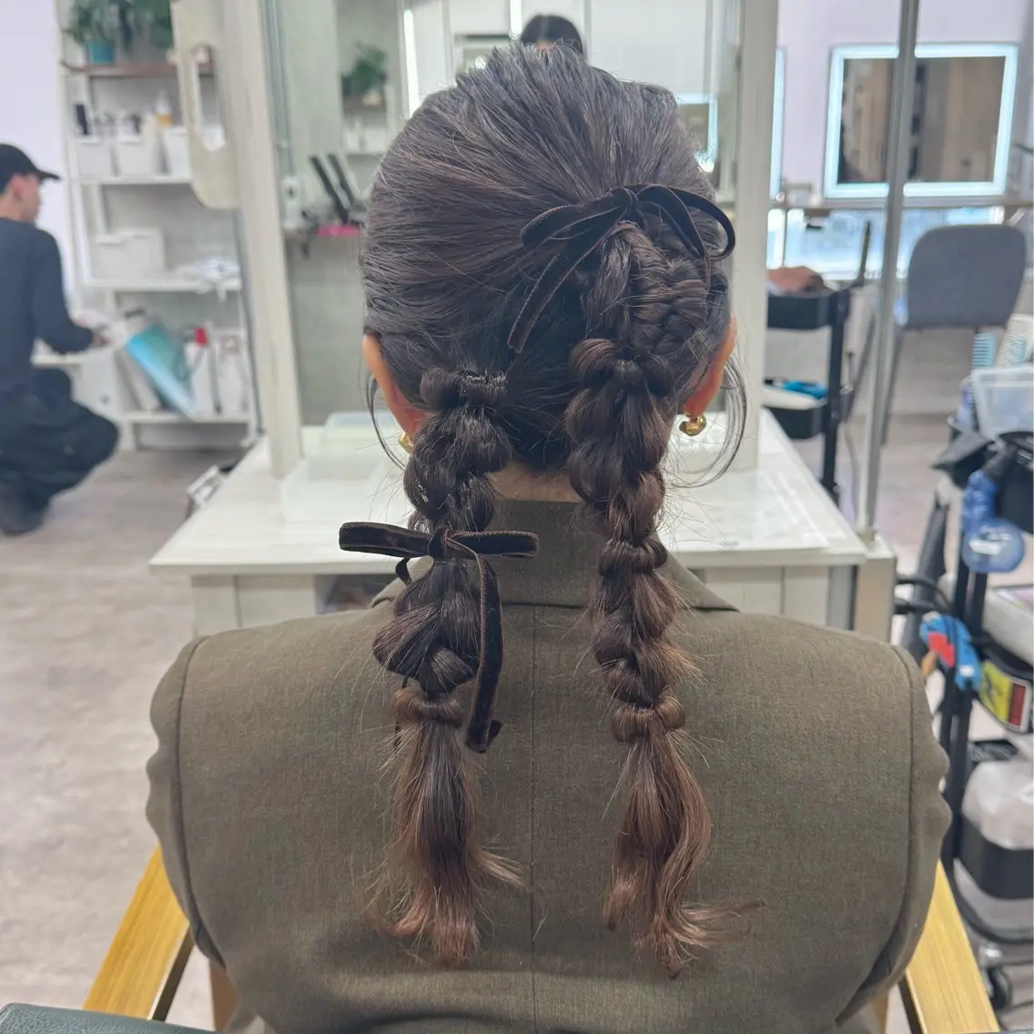 ロング ヘアアレンジ JUNSHIN🦋 ヘアセット／カラーのヘアスタイル
