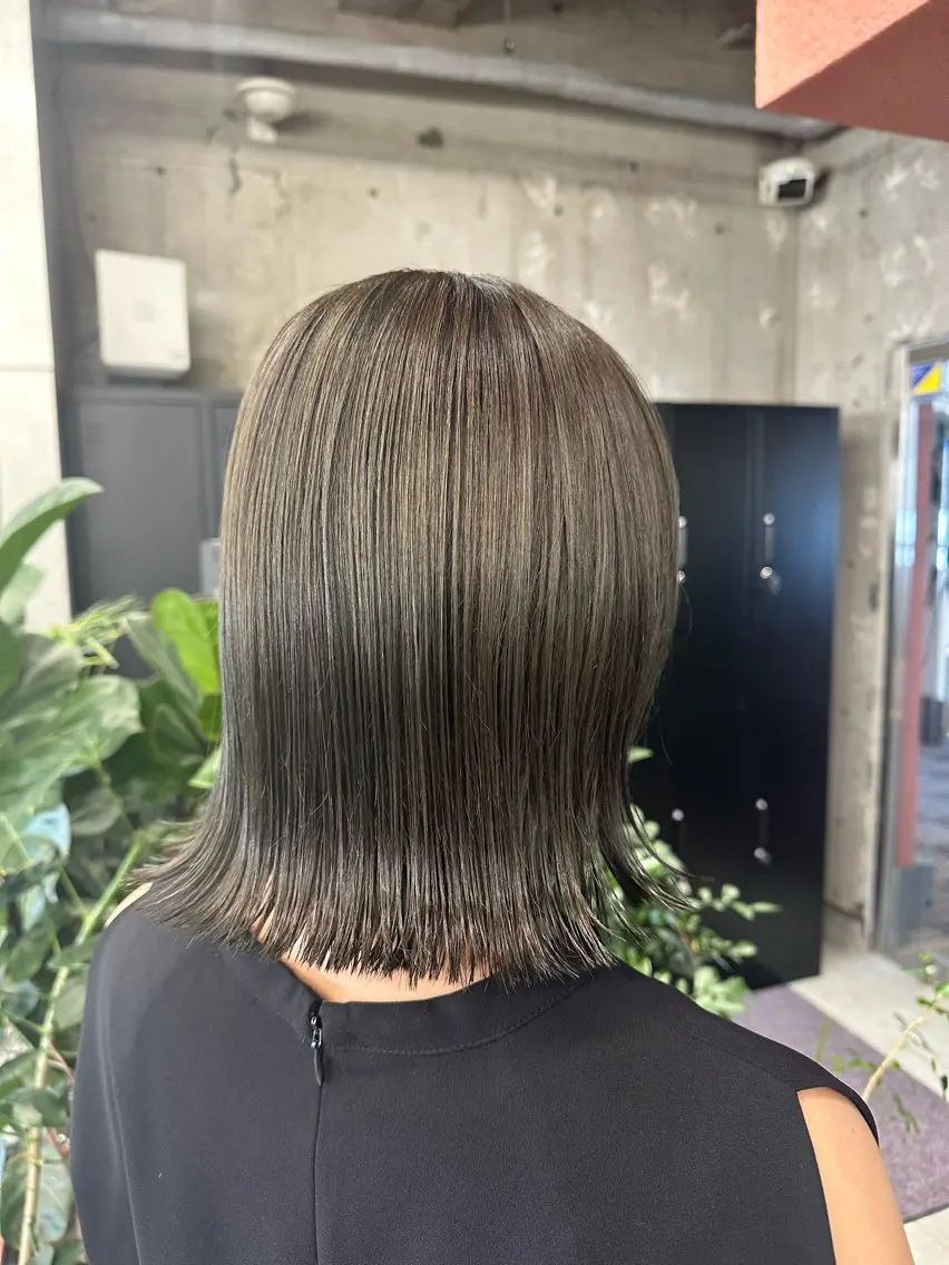 ミディアム カット ヘアカラー モデル様募集中👒 Tsuchiyaのヘアスタイル