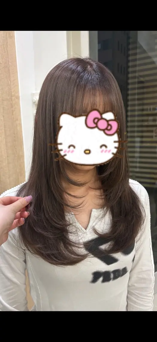 ロング ハイレイヤー レイヤーカット カットカラー募集中/ MARI  /大宮のヘアスタイル