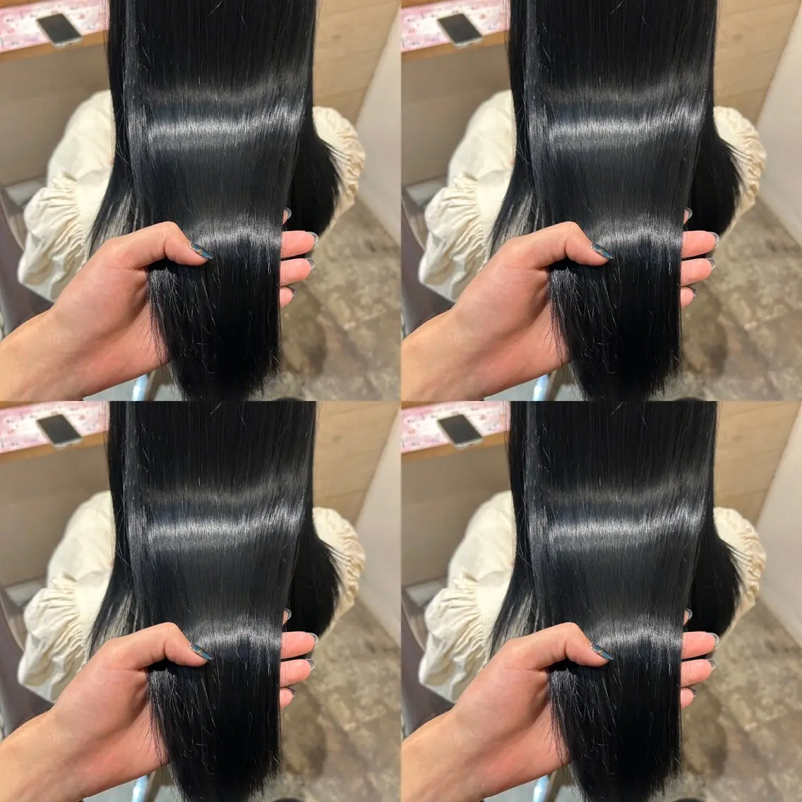 ロング カラー 髪質改善 レイヤーカット/ 縮毛矯正🇰🇷早坂のヘアスタイル