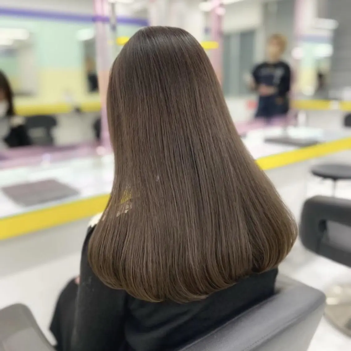ロング カラー 透明感カラー トリートメント 🤍透明感推しカラー 🤍yui‪💞✨のヘアスタイル
