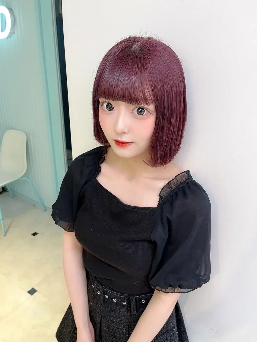 ミディアム カラー ヘアアレンジ 愛されカラー🩷 はるなのヘアスタイル
