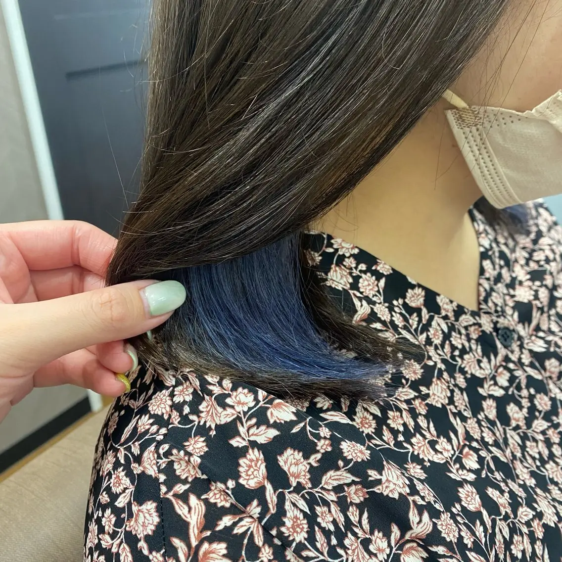 ミディアム 猪股 華乃のヘアスタイル