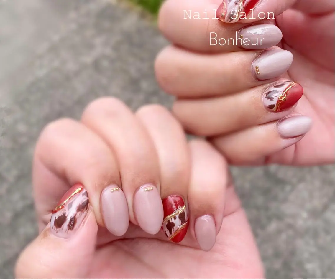 ネイル Nail Salon Bonheurのネイルデザイン