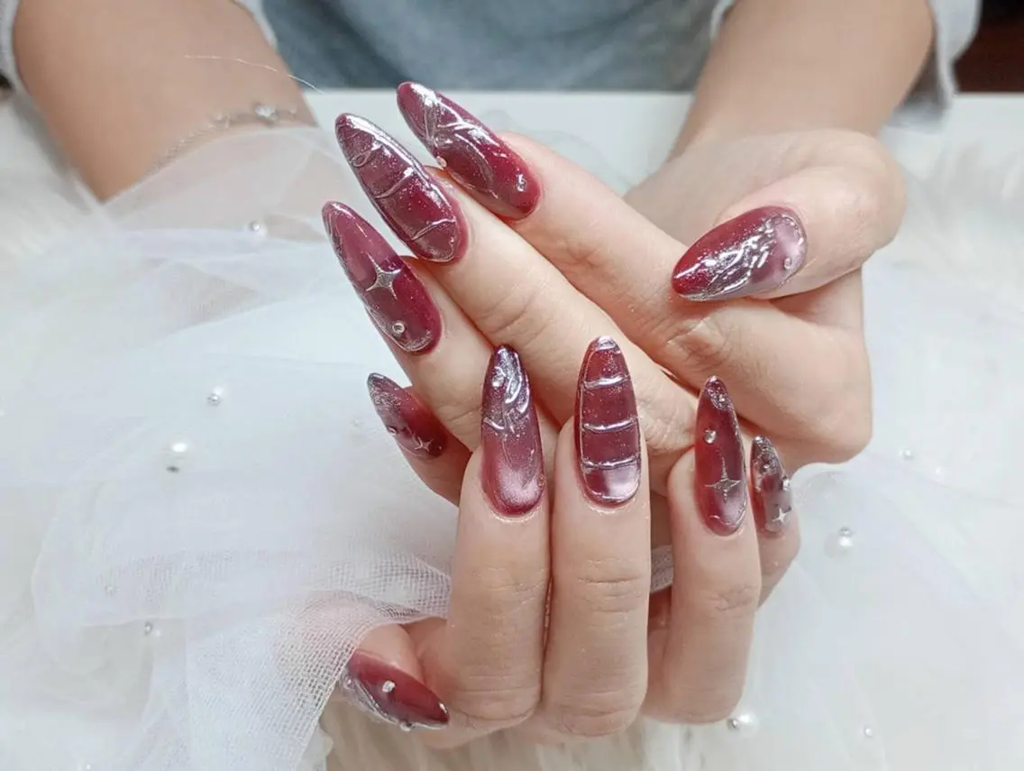 ネイル 長さ出し ジェルネイル 韓国ネイル 持ち込み パラジェル ハンドネイル ハンドケア Hana Bloom Nail💜Akiのネイルデザイン