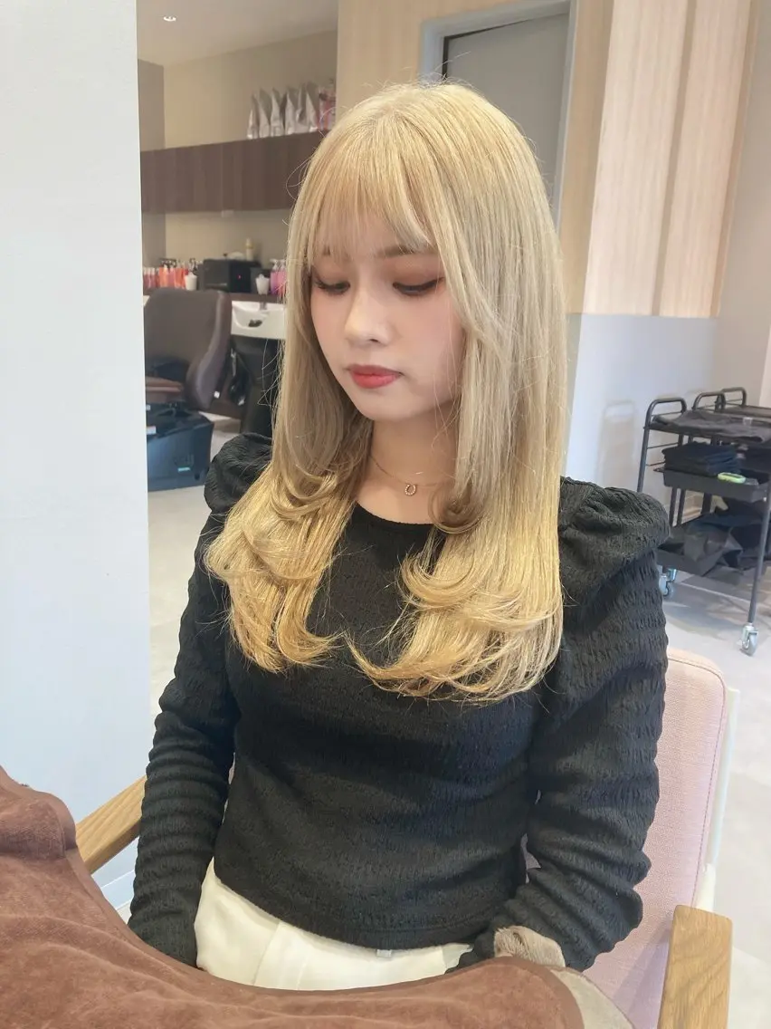 ロング カラー ヘアカラー トリートメント ヘアセット ✂️似合わせの魔術師 石田一樹✂️のヘアスタイル