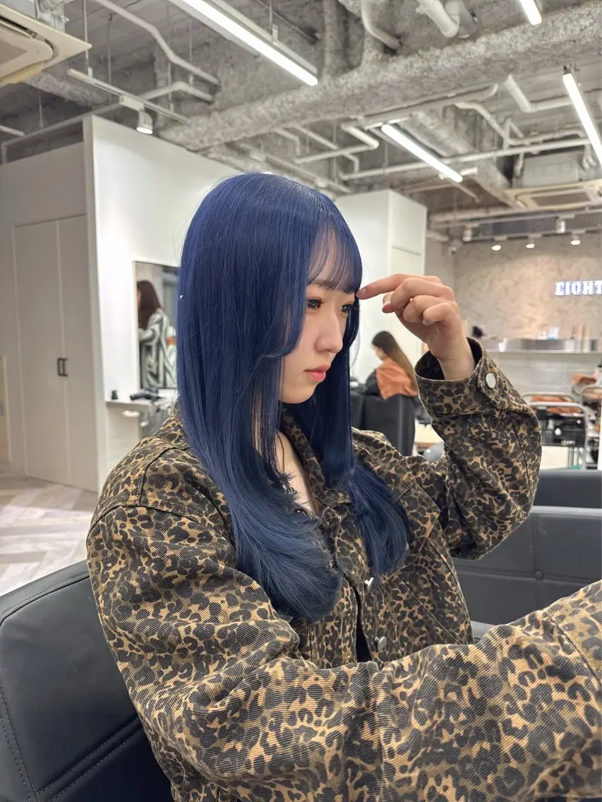 ロング カラー ヘアカラー トリートメント 店長 MANAMI /ブリーチ/骨格ボブのヘアスタイル