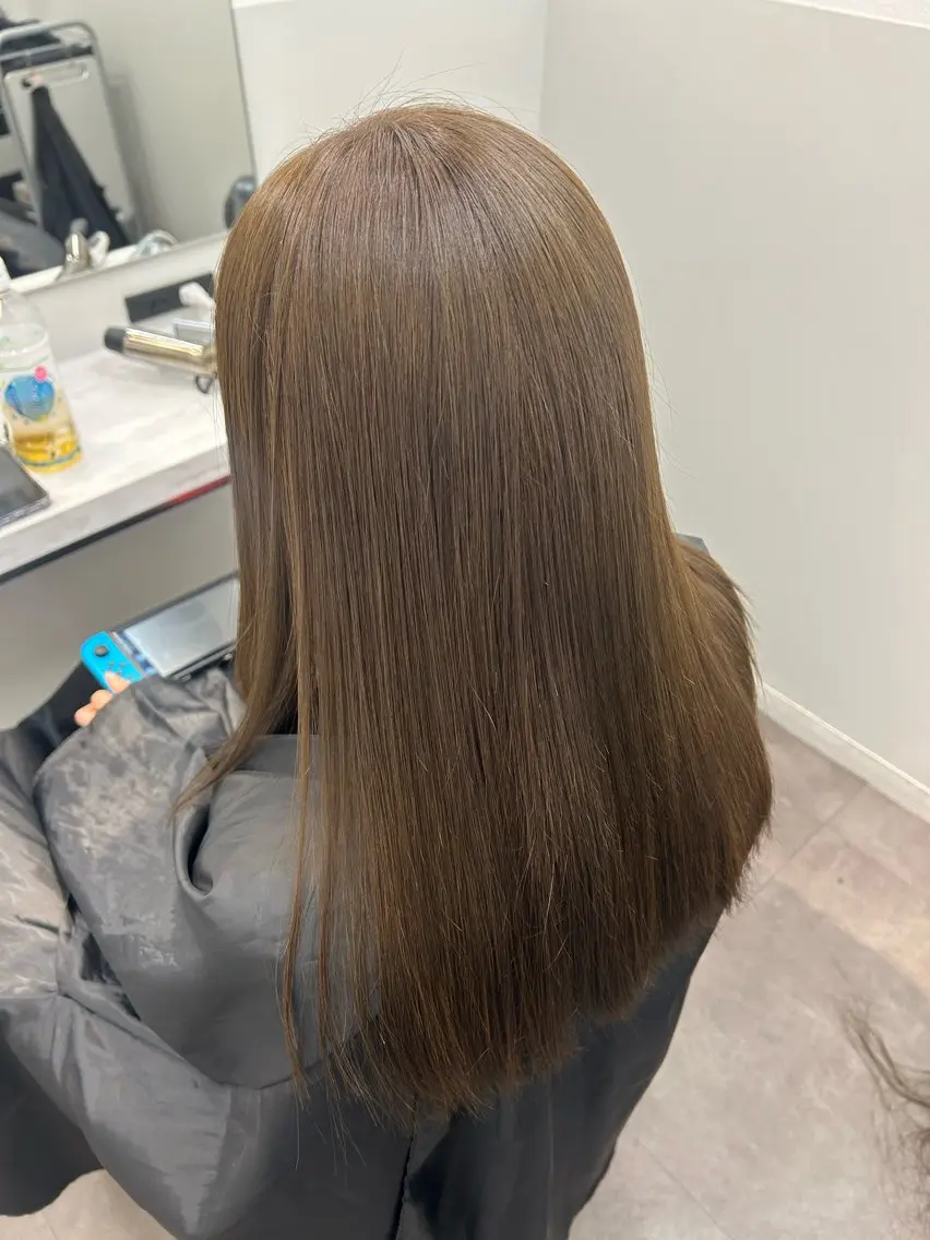 セミロング カット ヘアカラー トリートメント 髪質改善/艶カラー MISATOのヘアスタイル