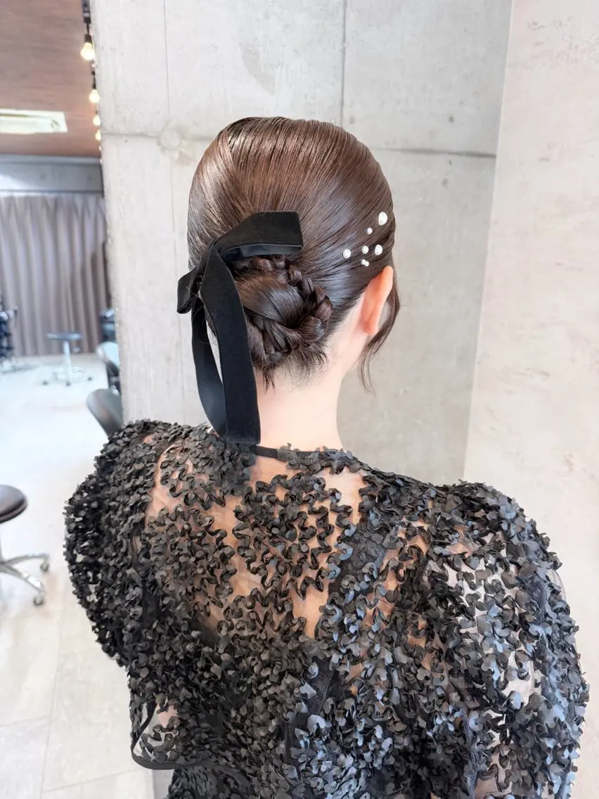 ヘアアレンジ ヘアセット 🎀ヘアセット/艶髪 /はやしほのか🎀のヘアスタイル