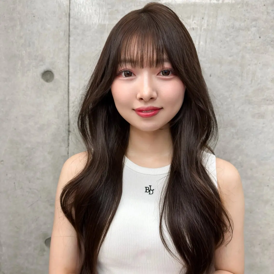 ロング カラー カット ヘアカラー トリートメント 韓国ヘア🇰🇷 レイヤー/芝春樹のヘアスタイル