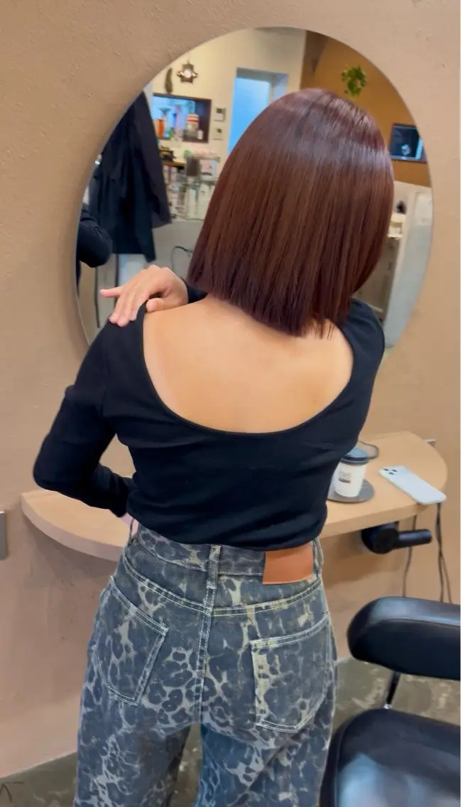 ショート 河田 亜理沙のヘアスタイル