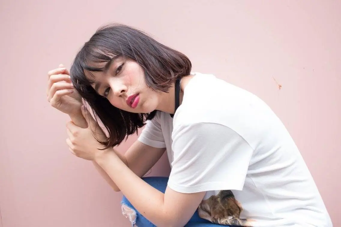 ミディアム カラー 内藤 達也のヘアスタイル