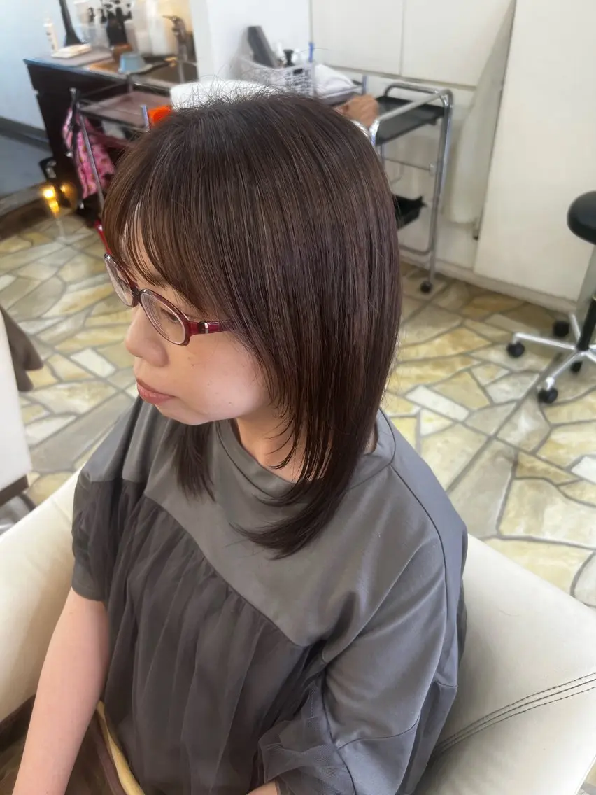 セミロング カラー HILLS店 Shouki/パーマのヘアスタイル