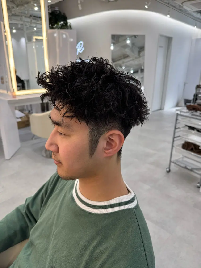 パーマ メンズ 山下 光太郎のヘアスタイル