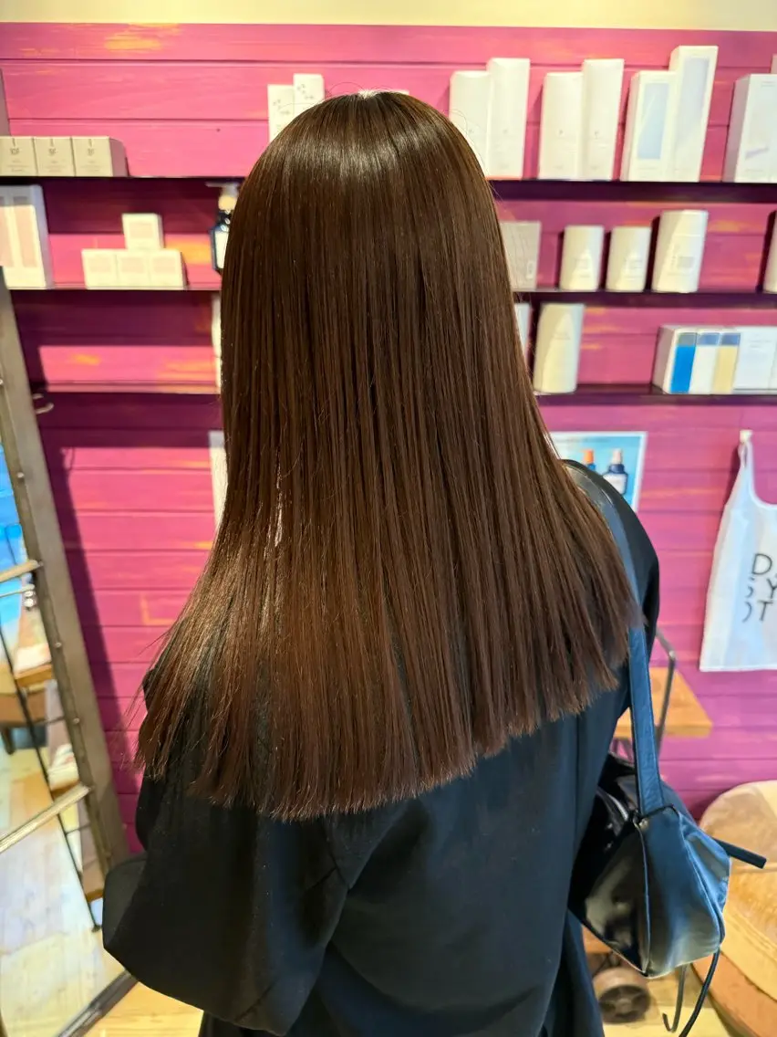 ロング カラー カット ヘアカラー ma naのヘアスタイル
