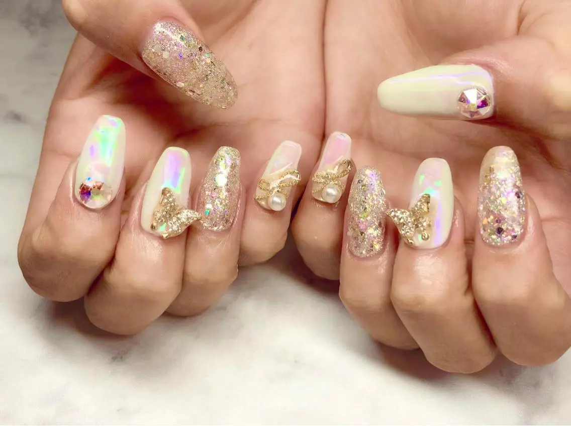 ネイル ジェルネイル パラジェル スカルプネイル 夏ネイル ハンドネイル Nail&eye Belire 新宿のネイルデザイン