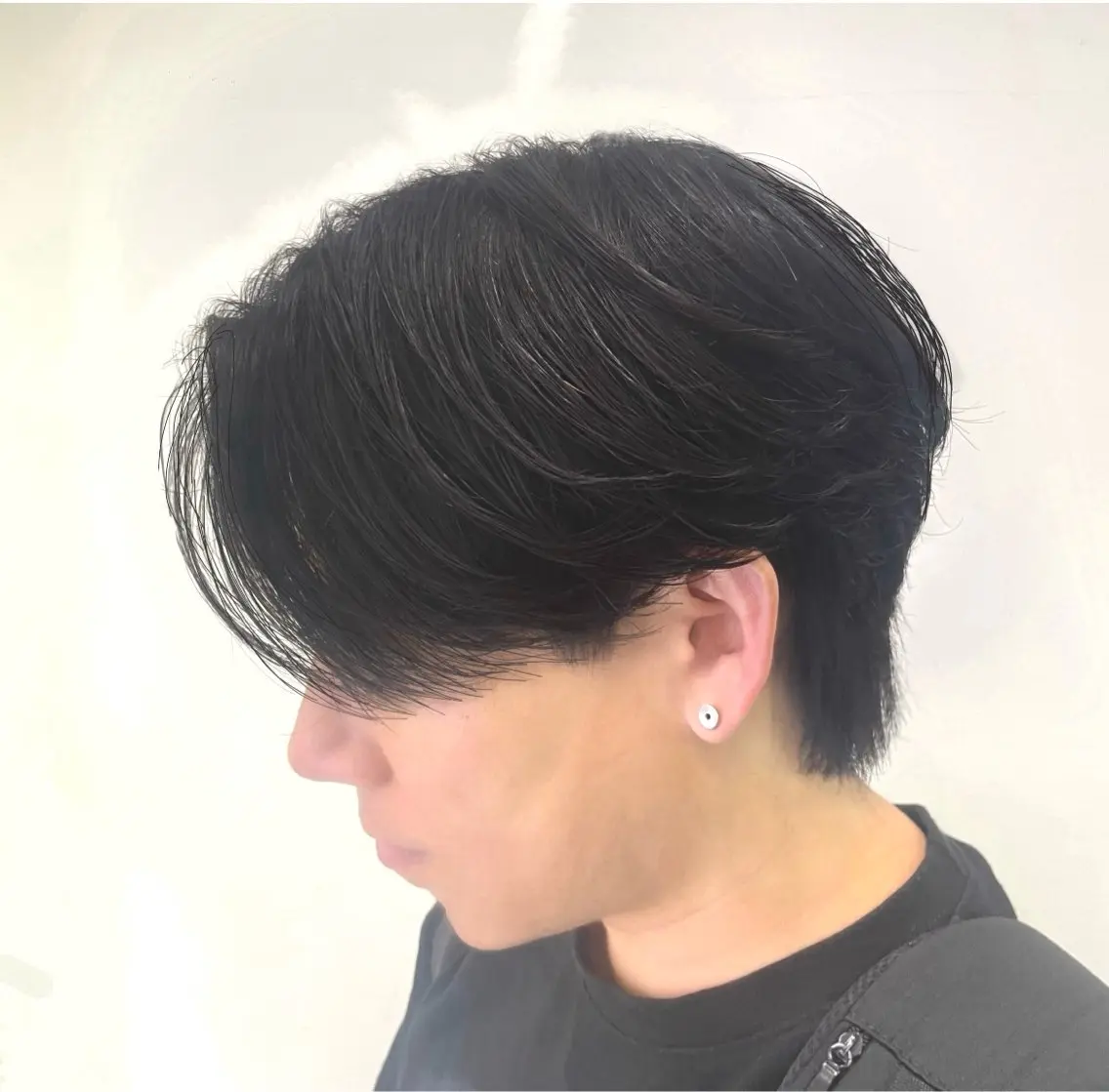 パーマ メンズ センターパート メンズパーマ 波巻きパーマ ニュアンスパーマ カット パーマ メンズパーマ特化森田 真衣🌟のヘアスタイル