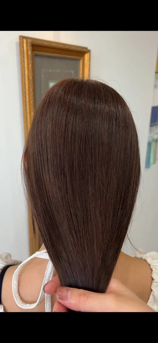 ロング カラー ブリーチ ブラウンカラー 🫧おおにし みか🫧のヘアスタイル