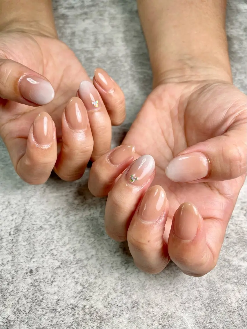 ネイル ストーンネイル ハンドネイル RISA joie nailのネイルデザイン
