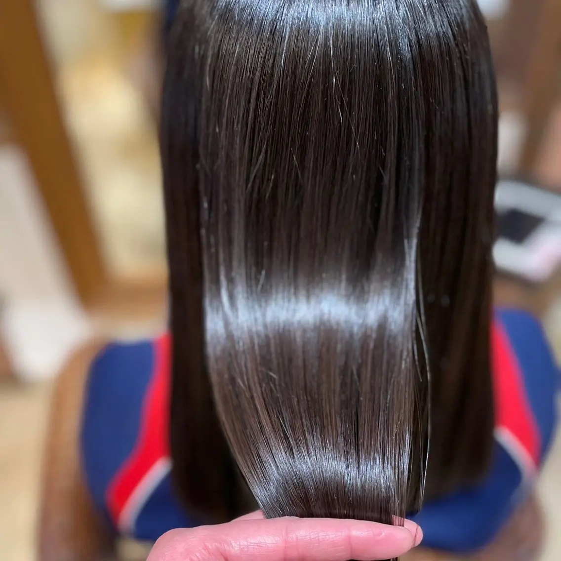ロング 髪質改善縮毛矯正 美容師✂️山崎竜二のヘアスタイル