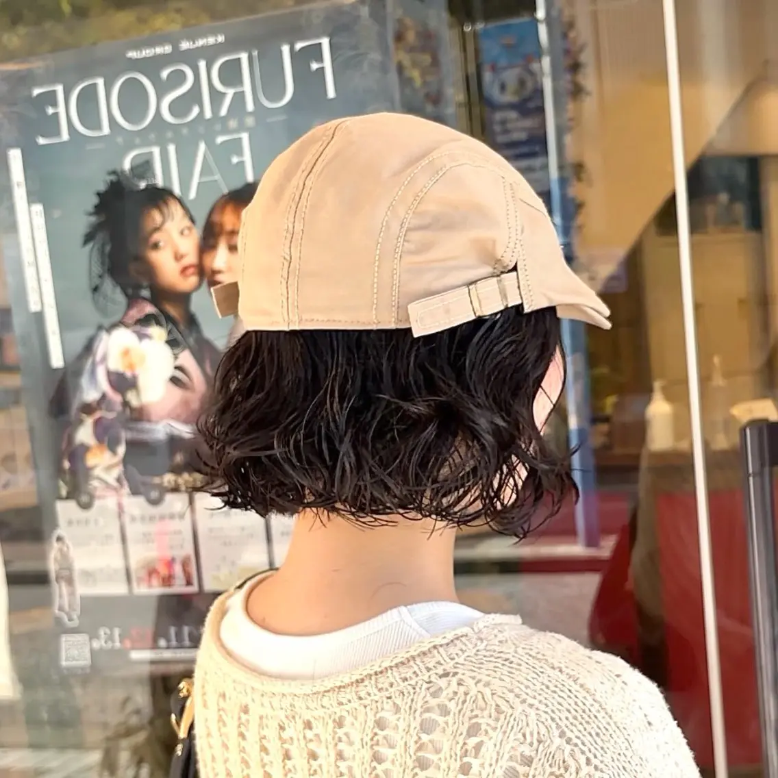 ミディアム パーマ ミディアムパーマ ボブ カット パーマ 横浜パーマ🌐ボブ✨ 暖色カラーもえかのヘアスタイル
