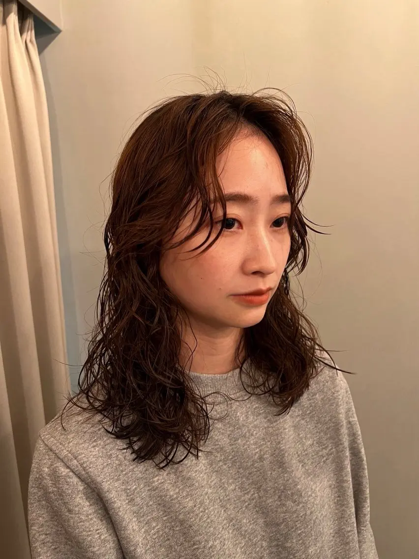 ミディアム 似合わせカット 🌿しゃらのヘアスタイル
