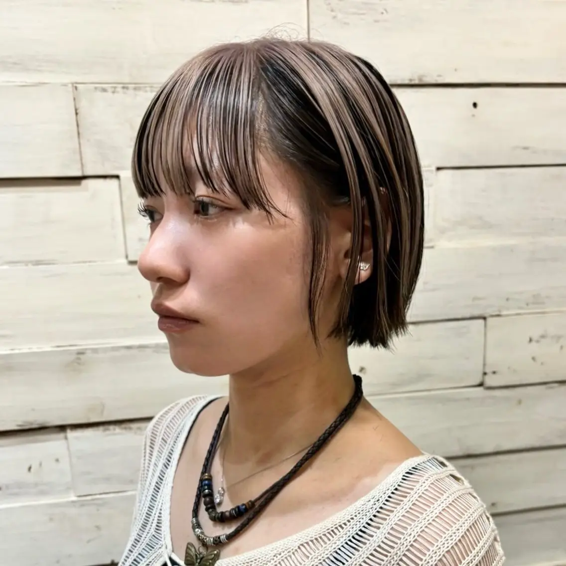 ショート カラー ワイドバング 🍒ばばみさき/ マンツーマン施術🍒のヘアスタイル
