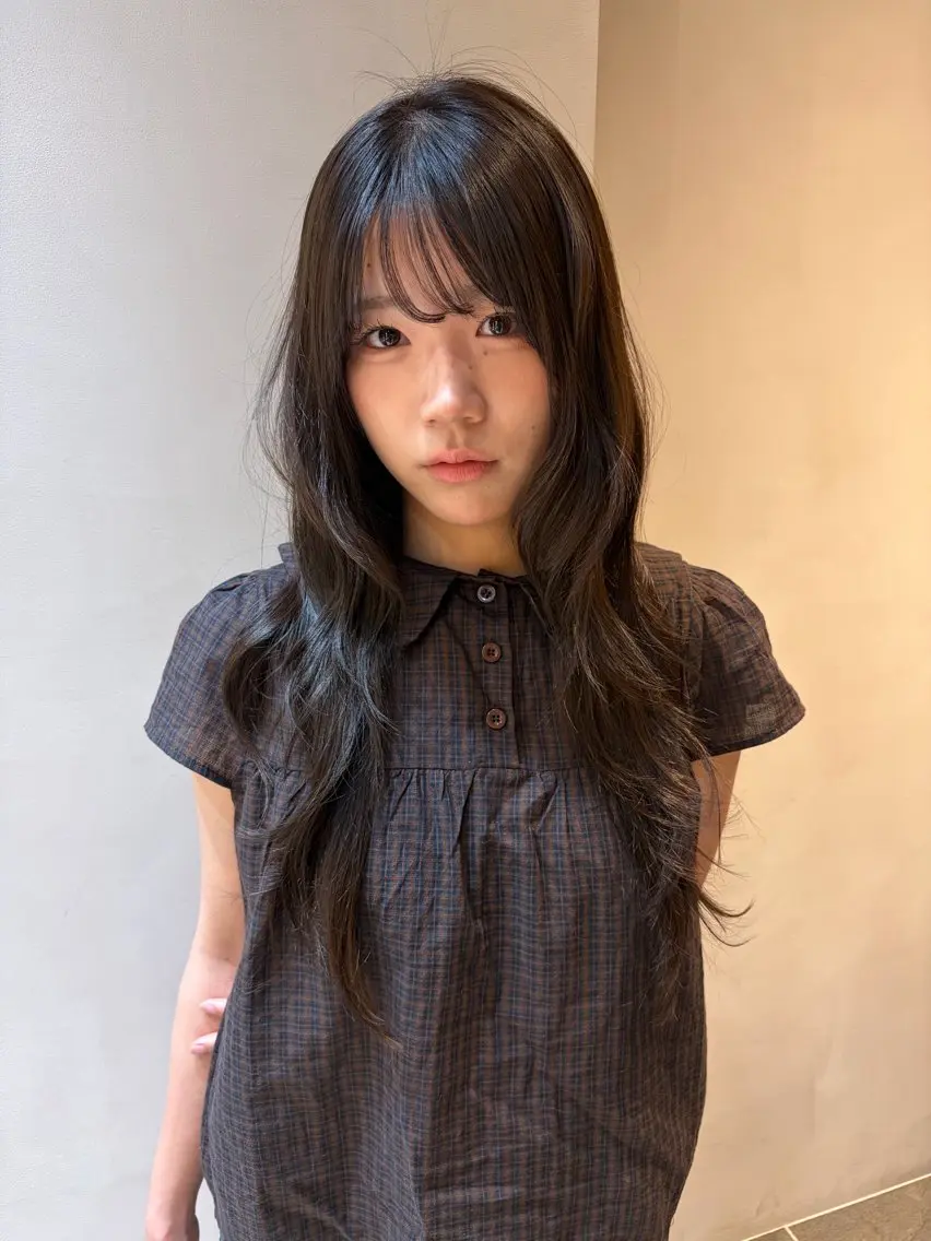 ロング カット ヘアカラー layer/perm 🐇mahoroのヘアスタイル