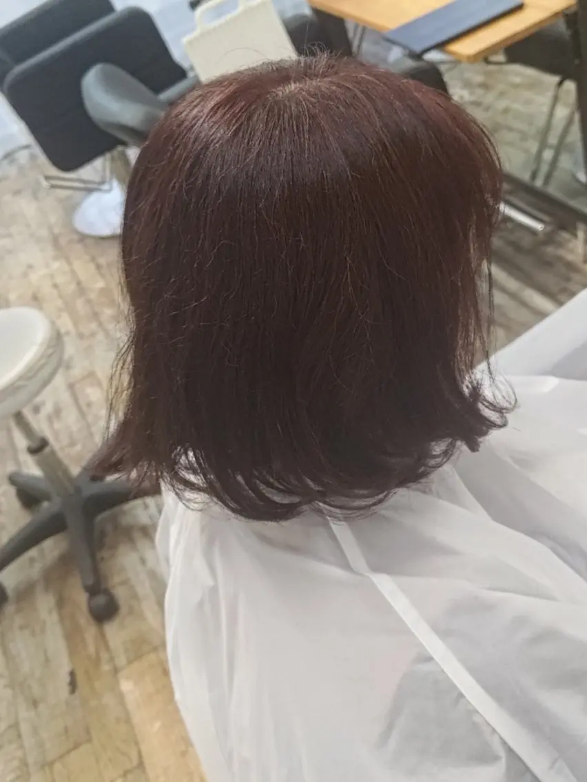 ミディアム カラー ベージュカラー 〇21時〜カット専門 河野　恭太のヘアスタイル