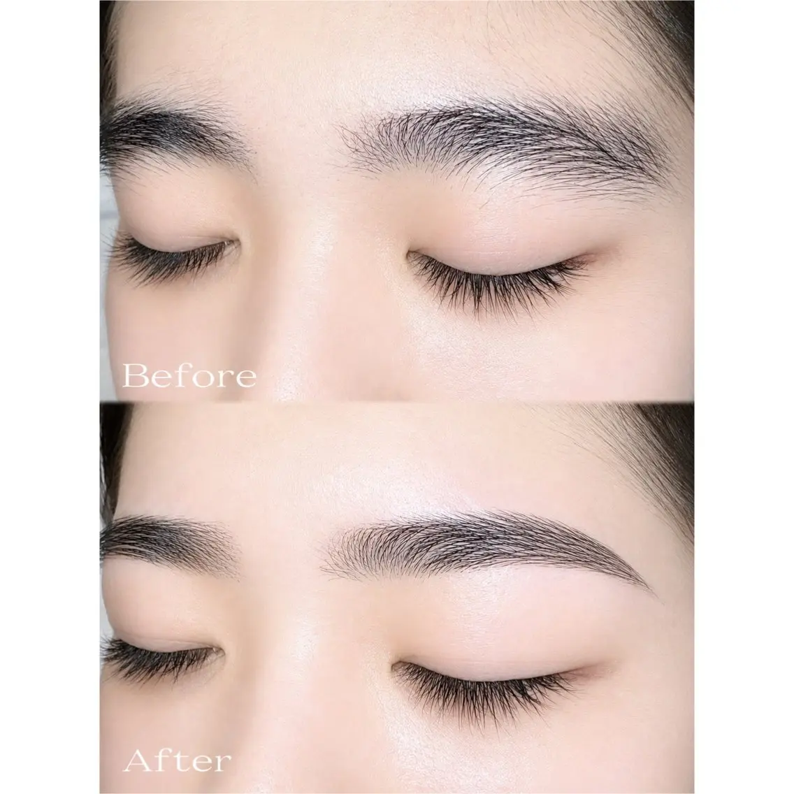 〖短時間でスッキリ！眉毛WAX脱毛美眉コース〗　眉カット✂️＋ワックス脱毛＋眉メイク🫧の写真