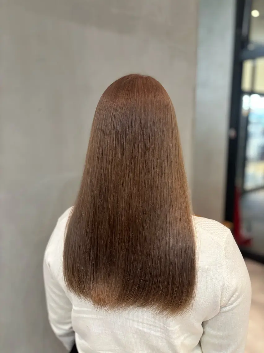 ロング カラー ブリーチ 藤井 隼のヘアスタイル