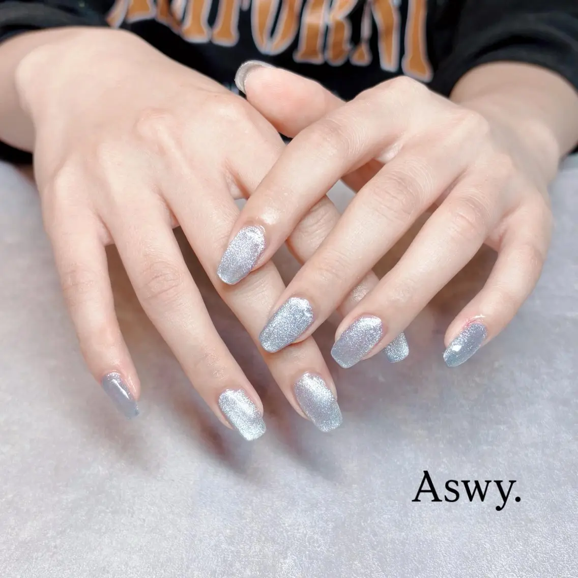 ネイル マグネットネイル ハンドネイル Aswy.新小岩 chiiのネイルデザイン